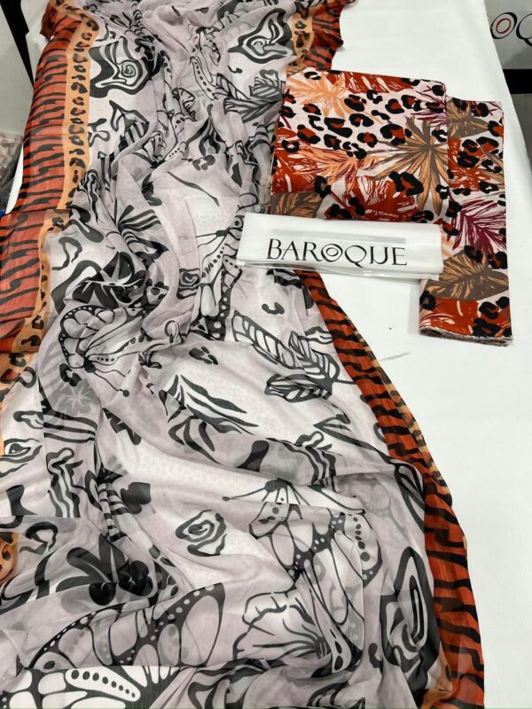 Digital Printed Lawn Shirt Trouser and Dopata 3