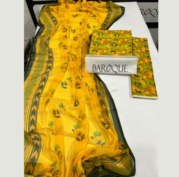 Digital Printed Lawn Shirt Trouser and Dopata